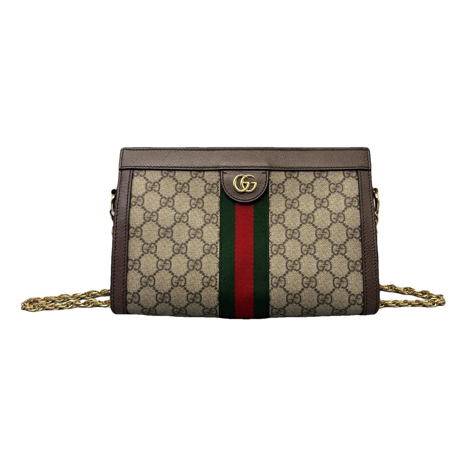 Ophidia Chain leather handbag