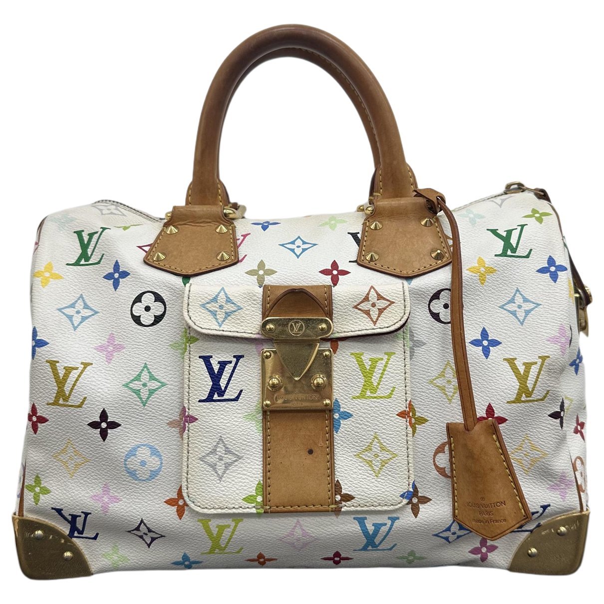 Speedy leather handbag