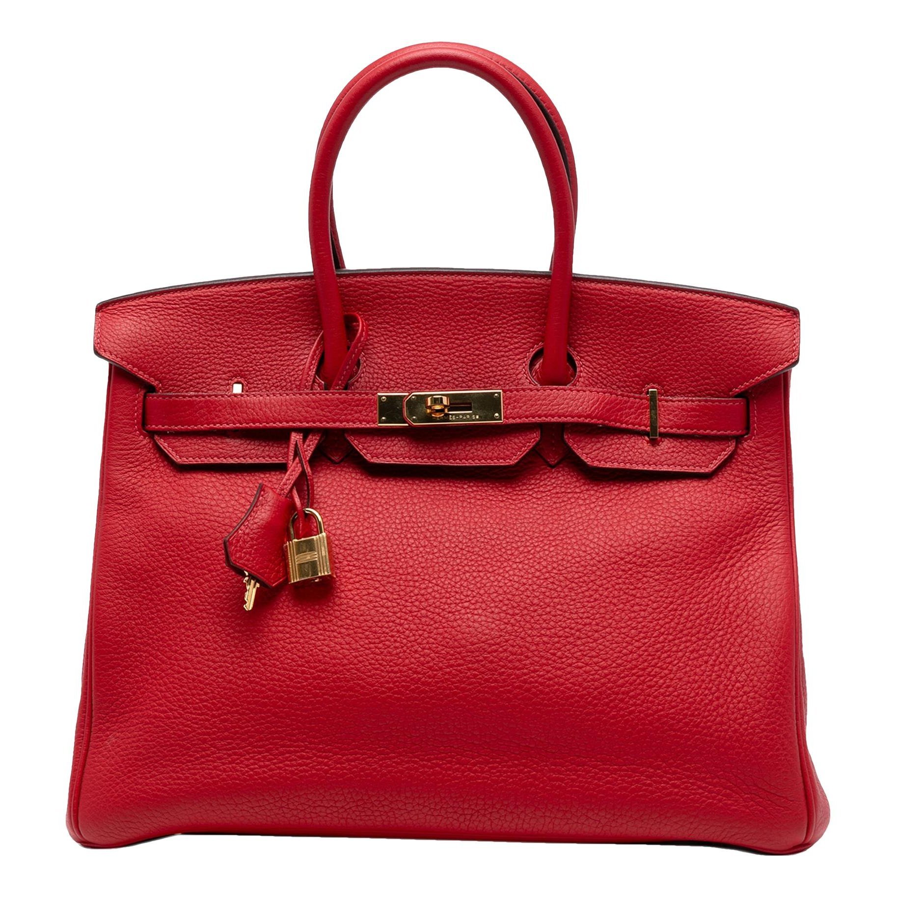 Hermes Birkin 35 Handbag Togo Leather 2012