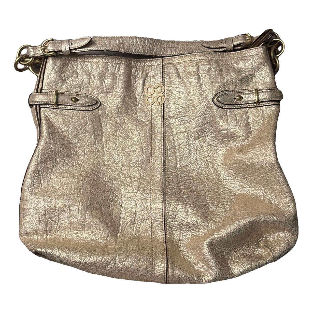 Abby duffle leather handbag