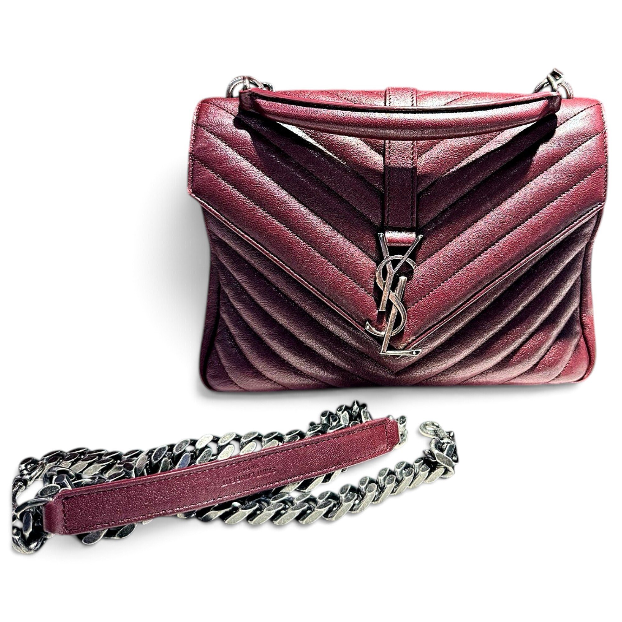 Collége monogramme leather handbag