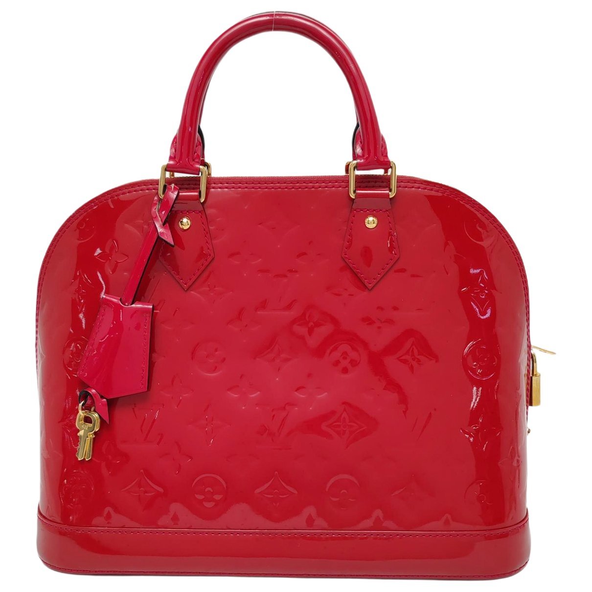 Louis Vuitton Alma leather handbag
