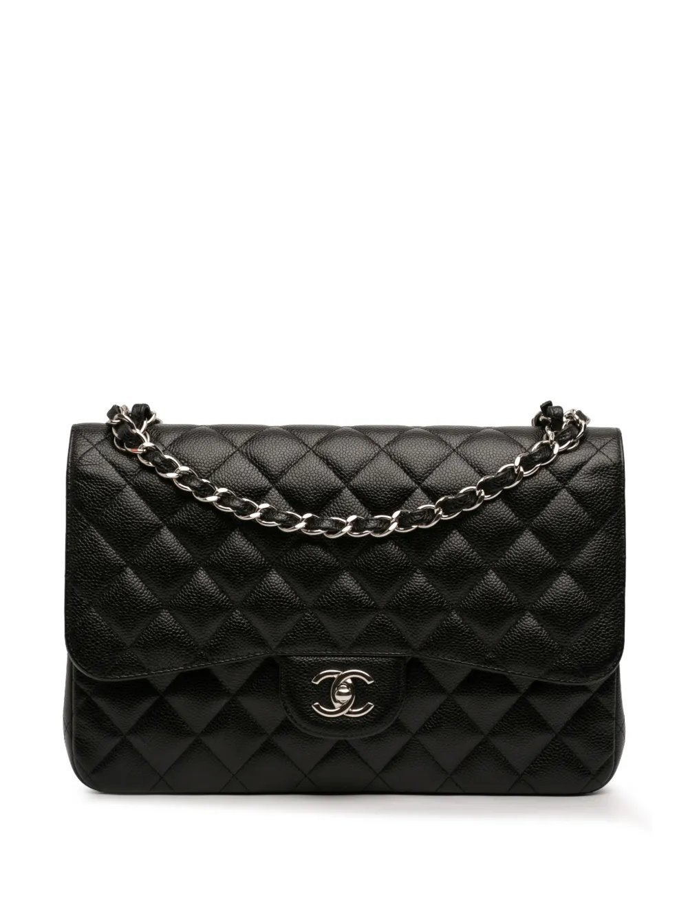 2013-2014 Jumbo Classic Caviar Double Flap shoulder bag