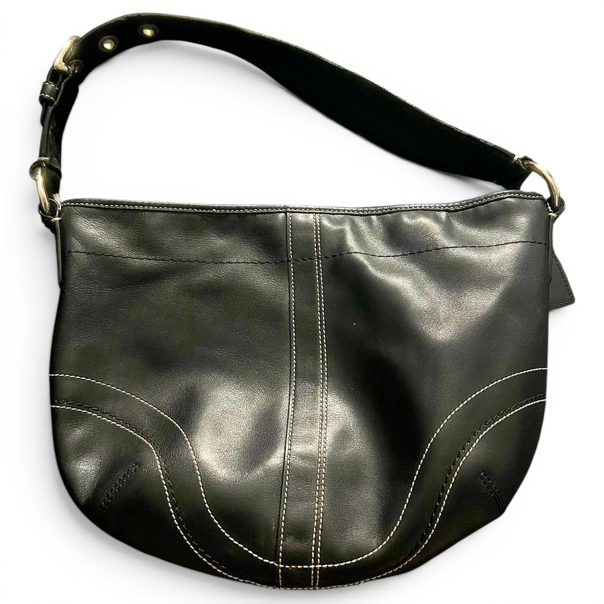 Leather handbag