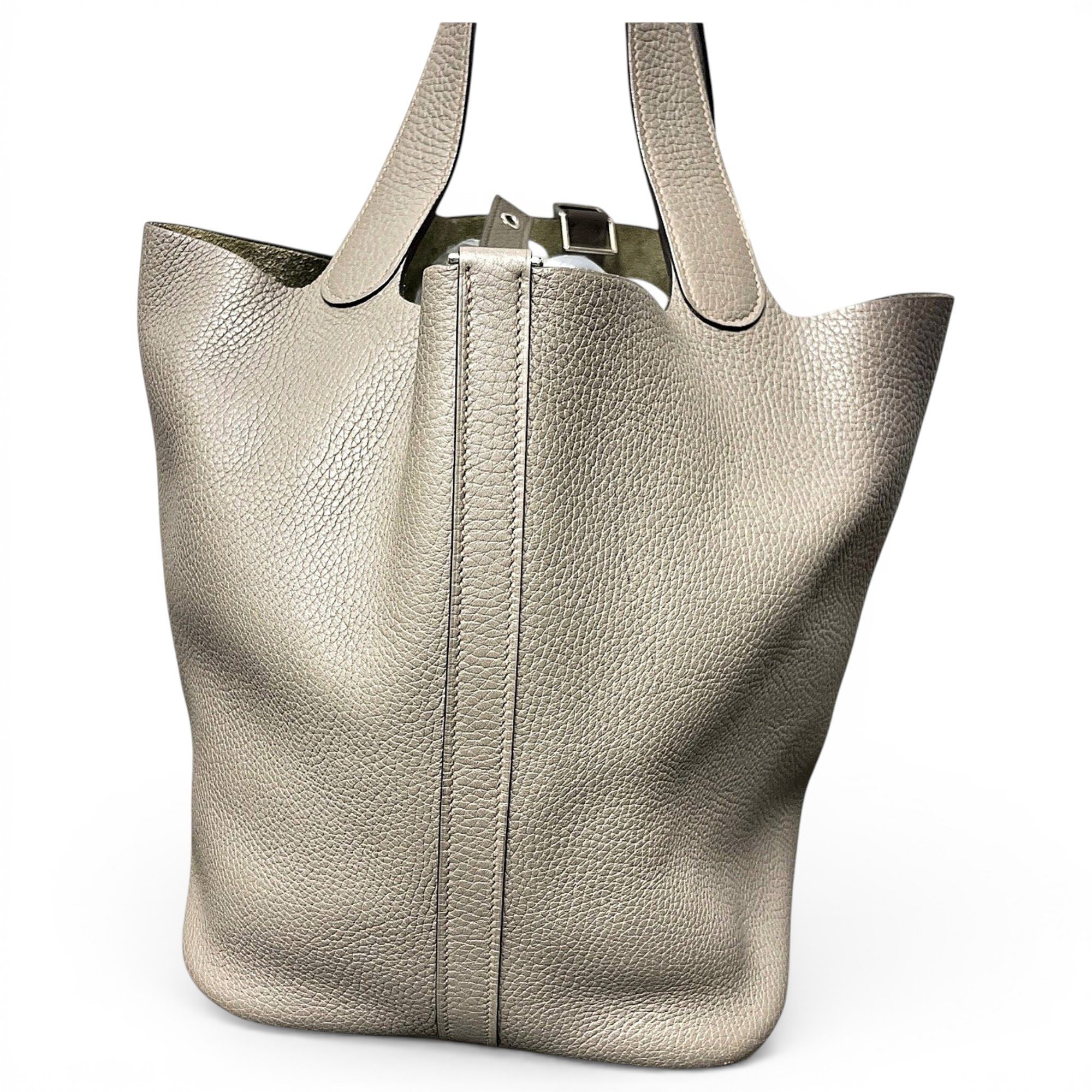 Picotin leather handbag