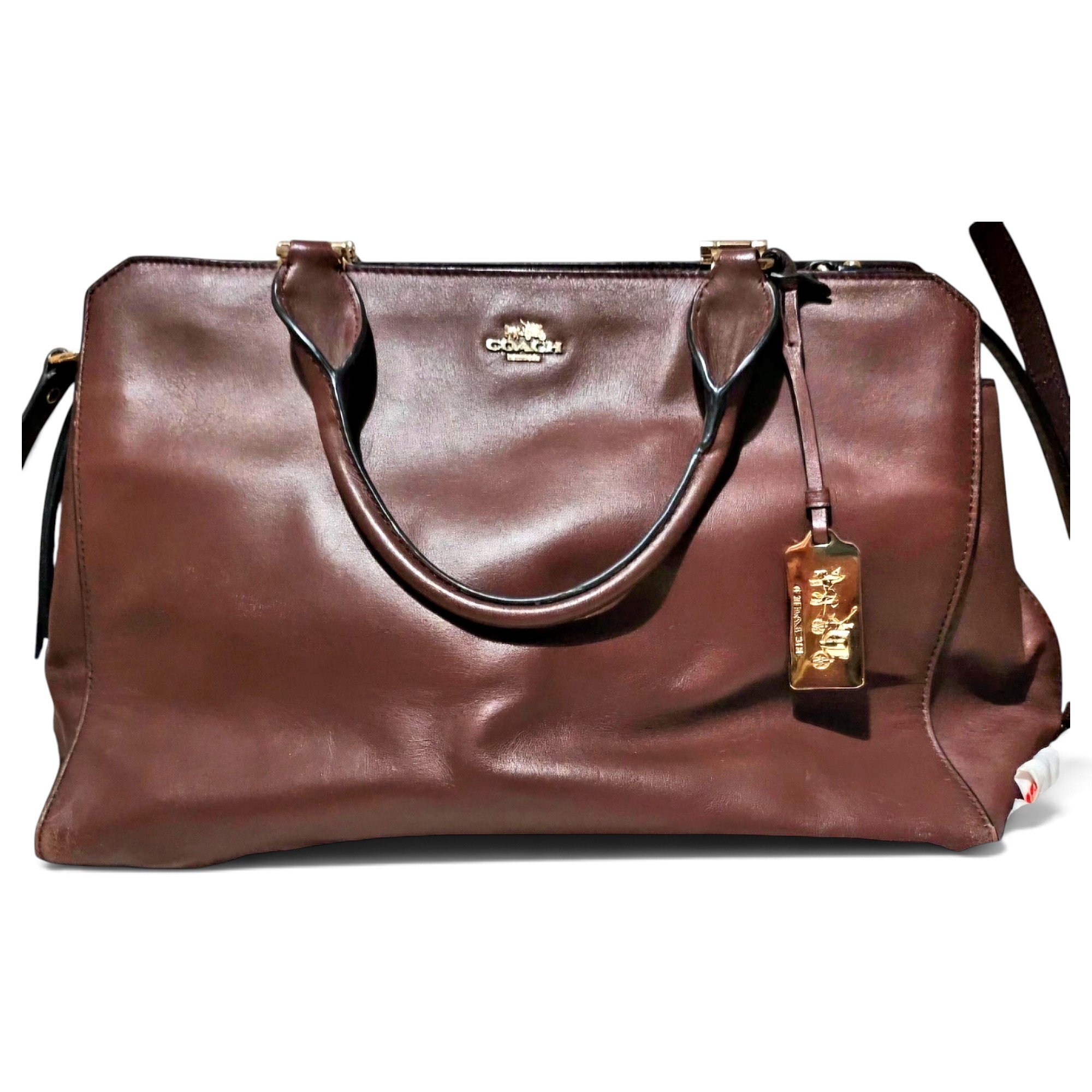 Leather handbag