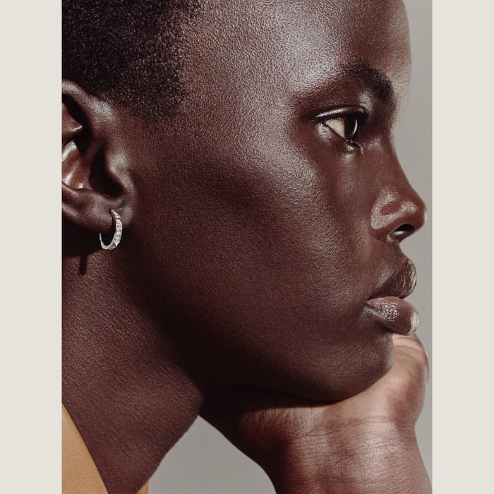 썽 꼴로리 Hermès Clou d'H 댕글 이어링, 스몰 모델