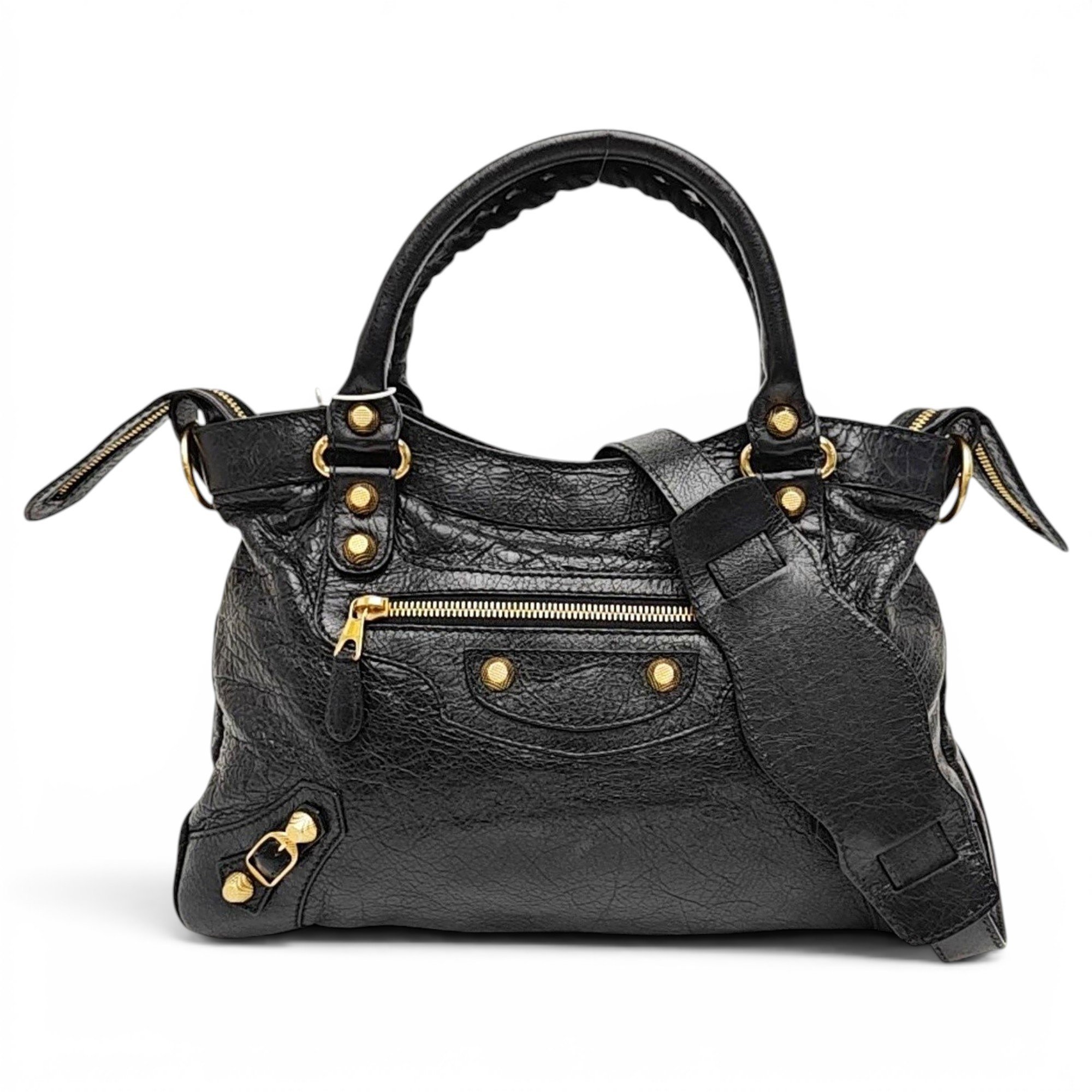 Leather handbag