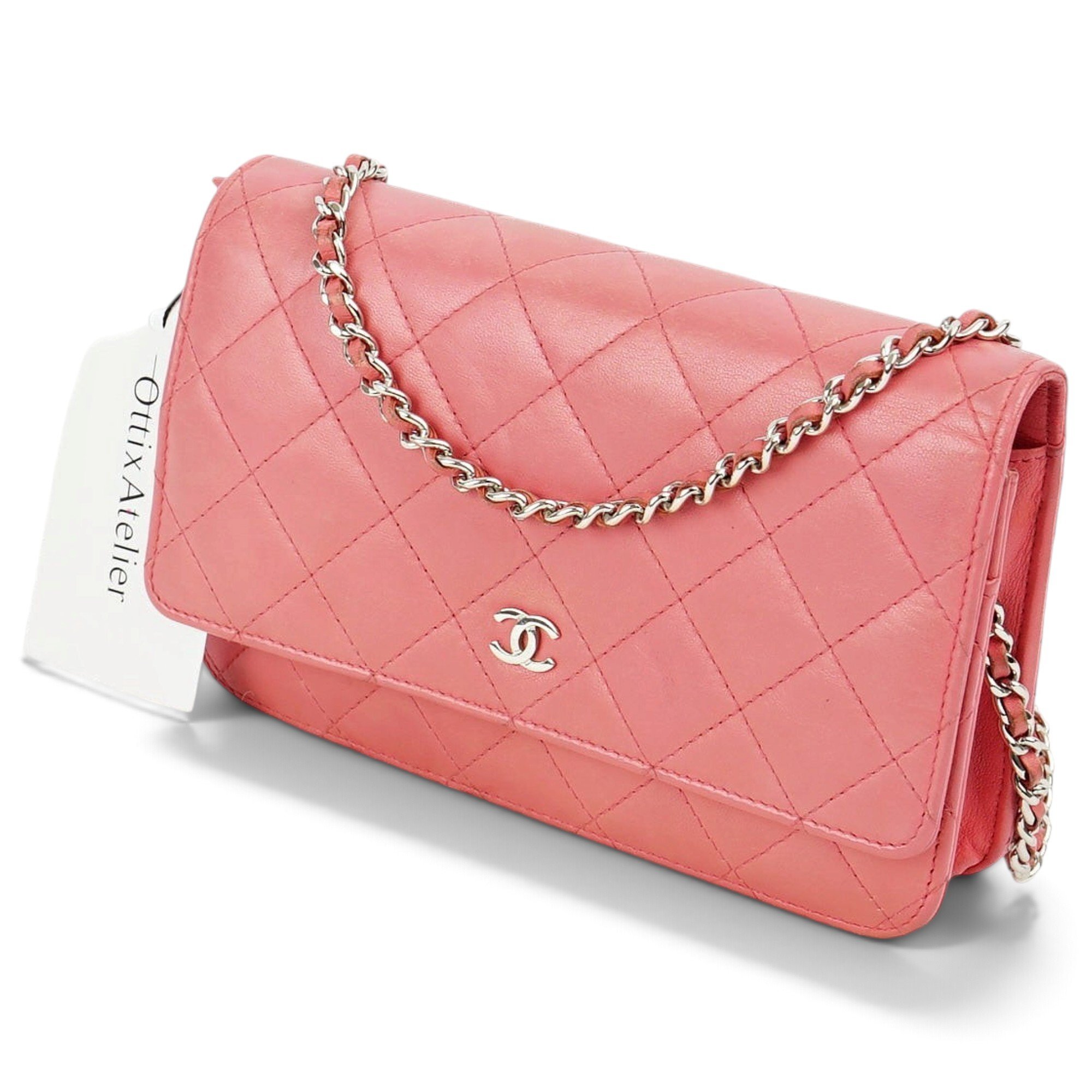 Trendy CC Wallet on Chain leather crossbody bag