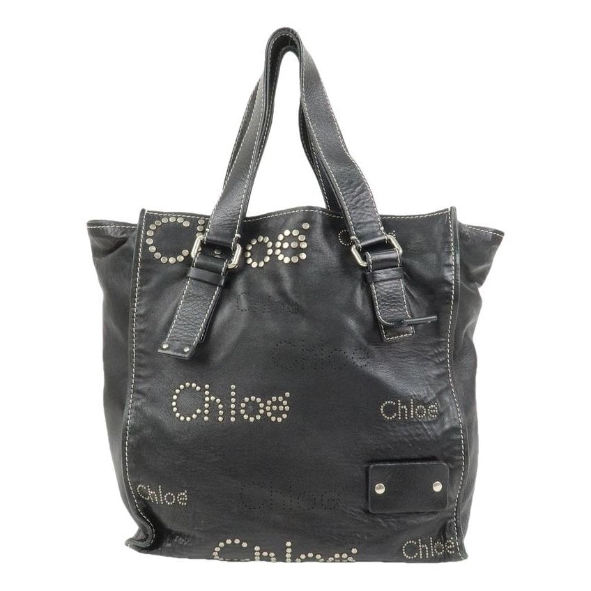 Leather tote