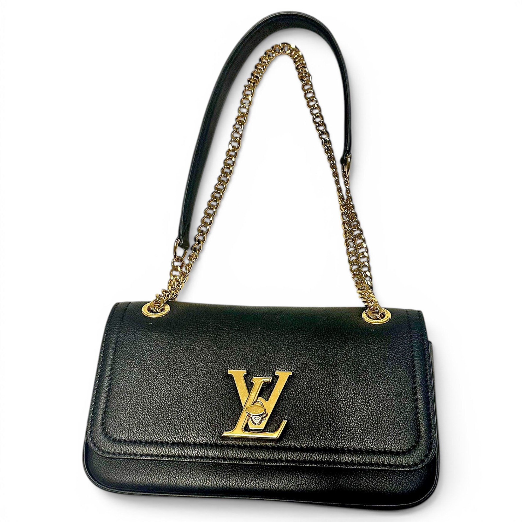 Lockme leather crossbody bag