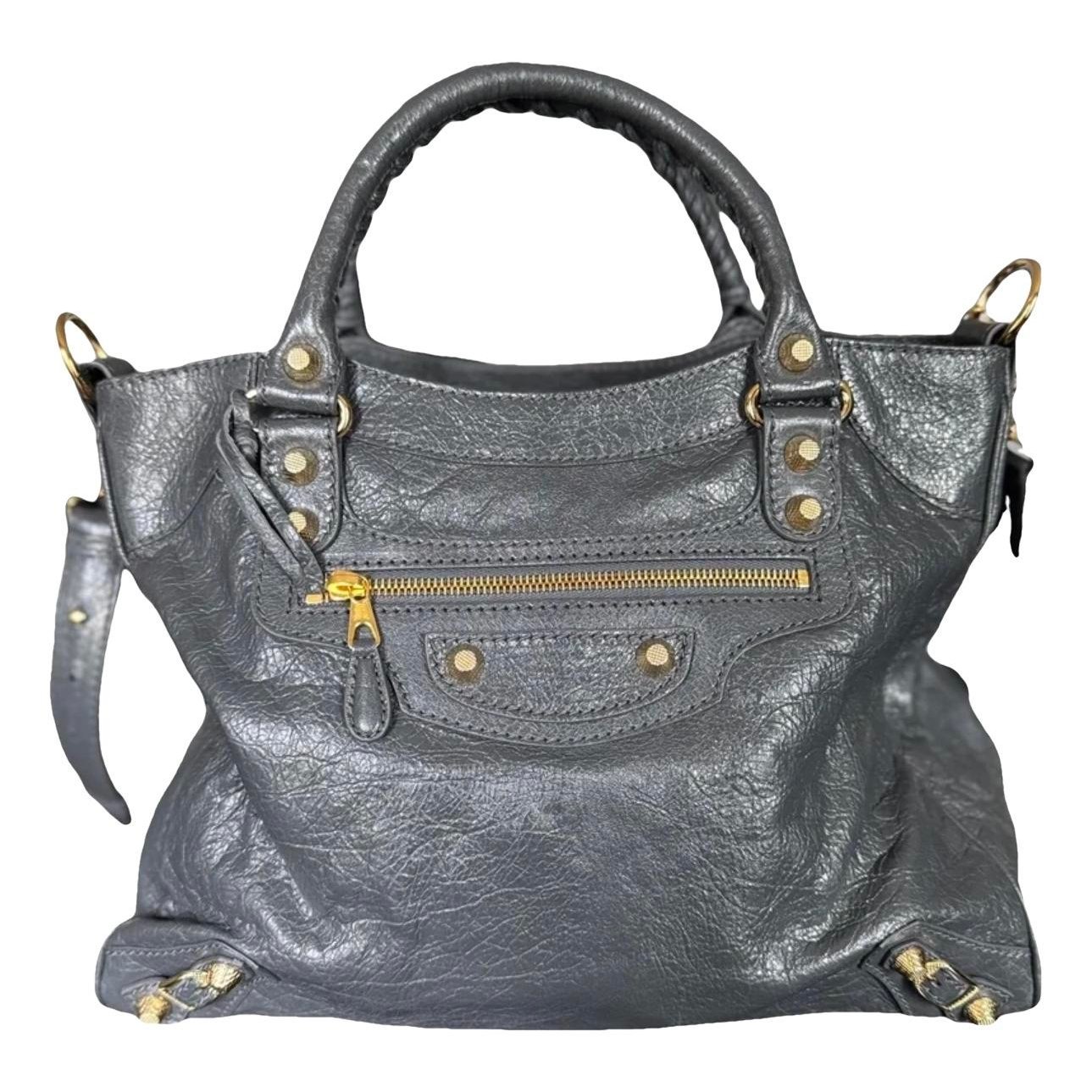 Leather handbag
