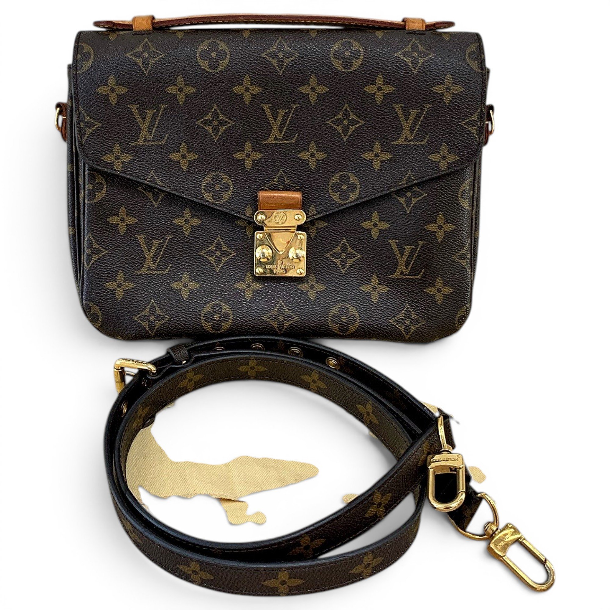 Metis leather handbag