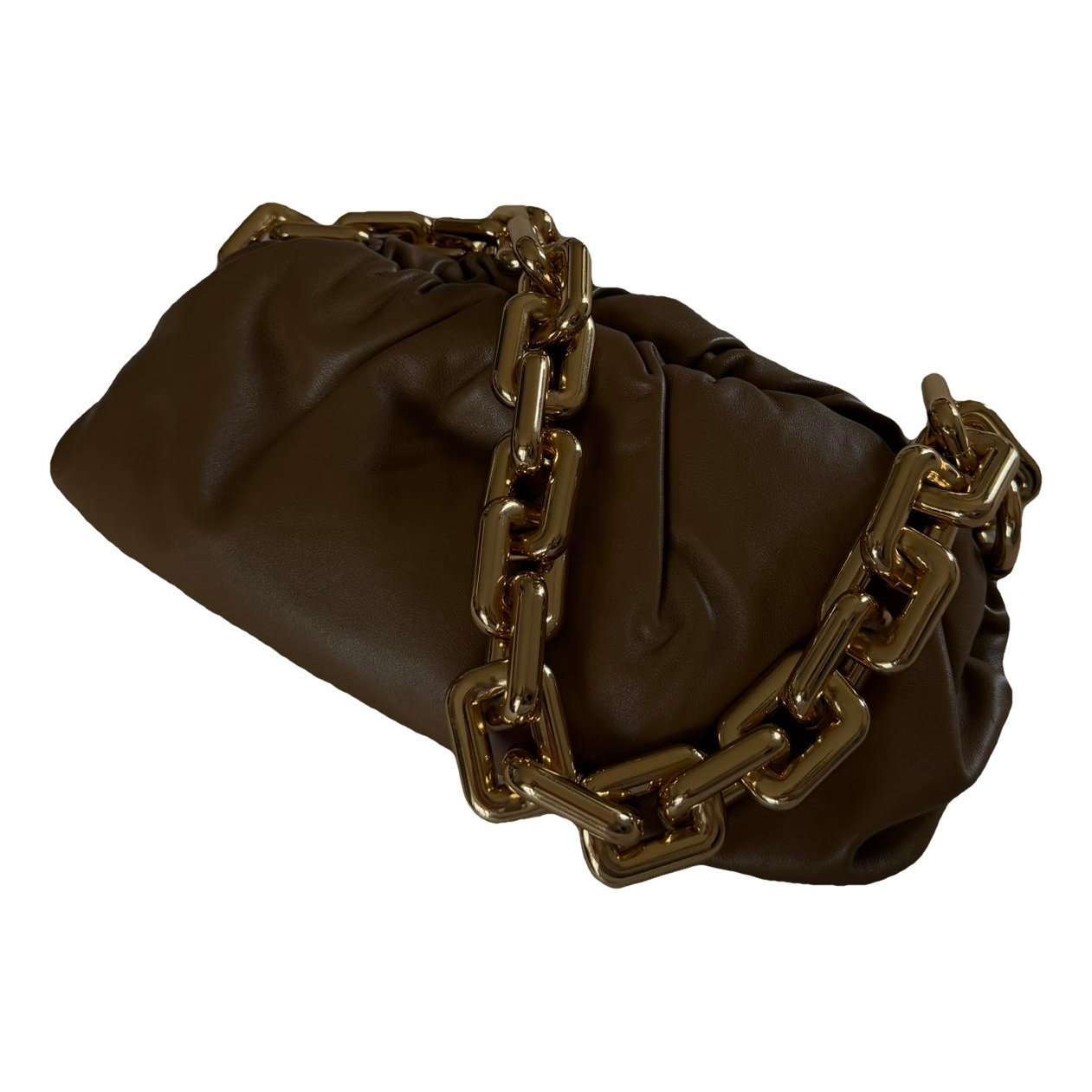 Chain Pouch leather handbag