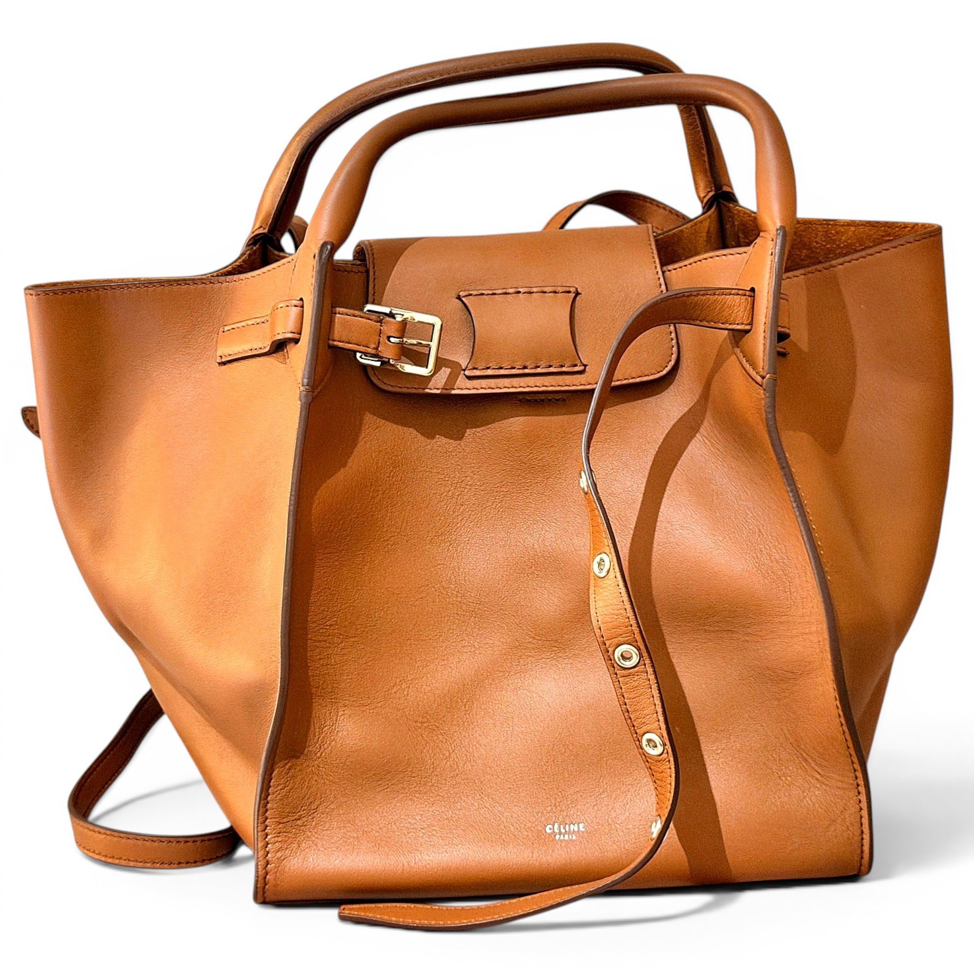 Big Bag leather handbag
