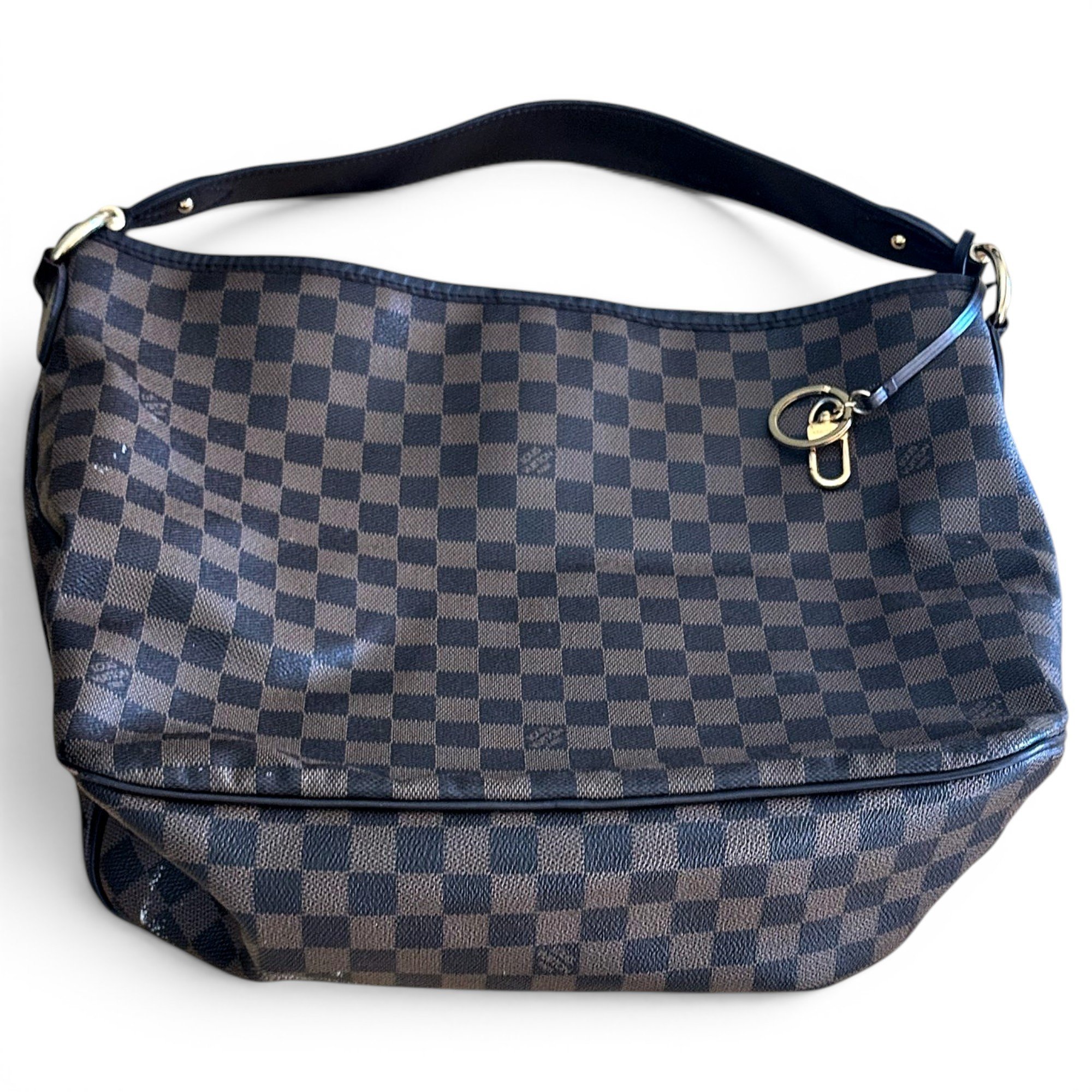 Graceful leather handbag
