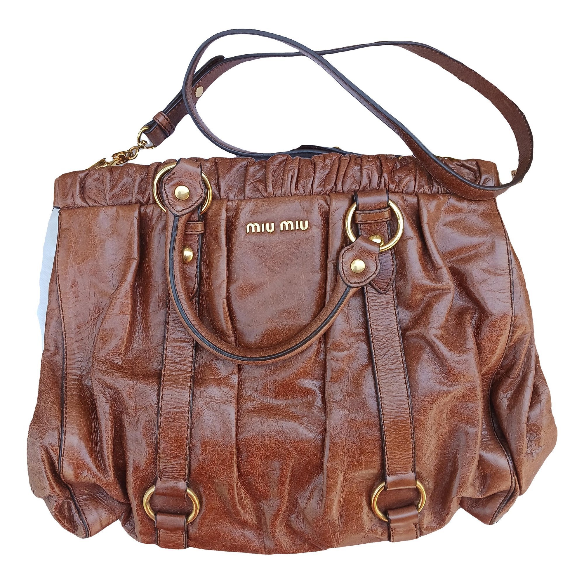 Vitello leather handbag