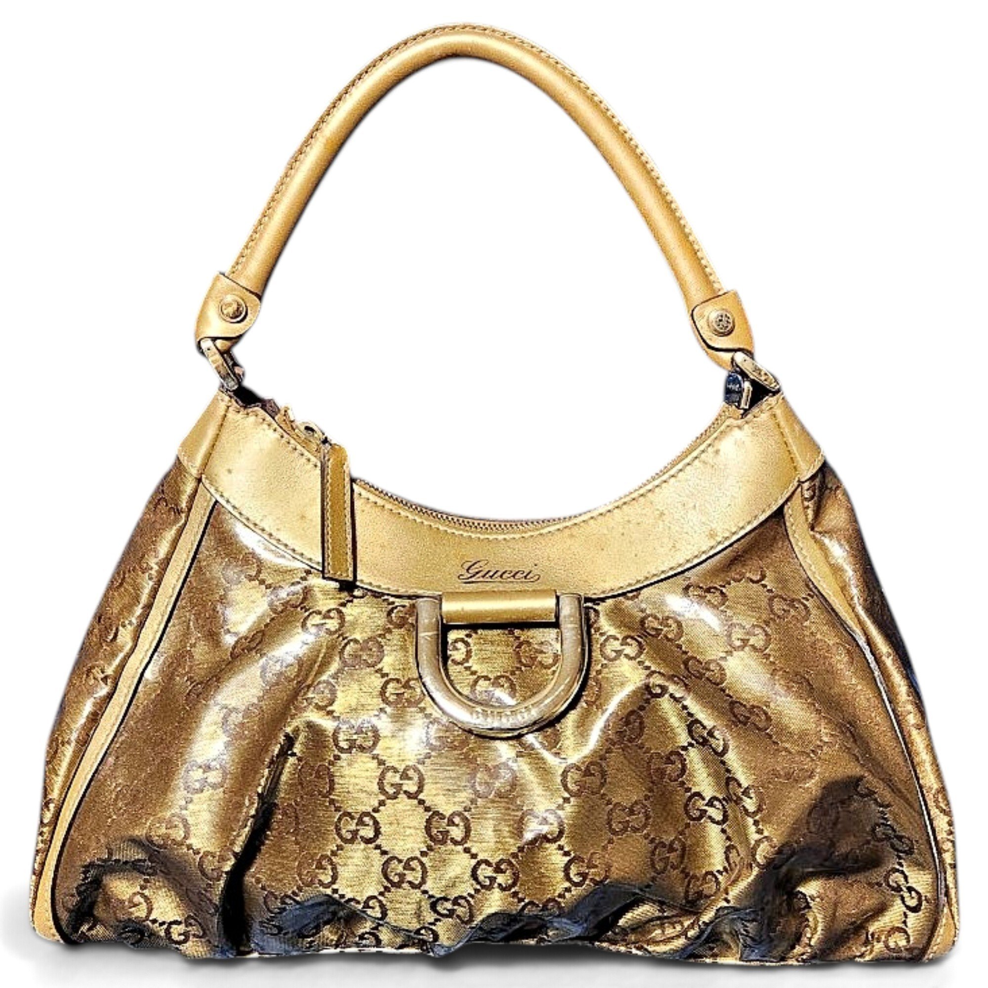D-Ring leather handbag