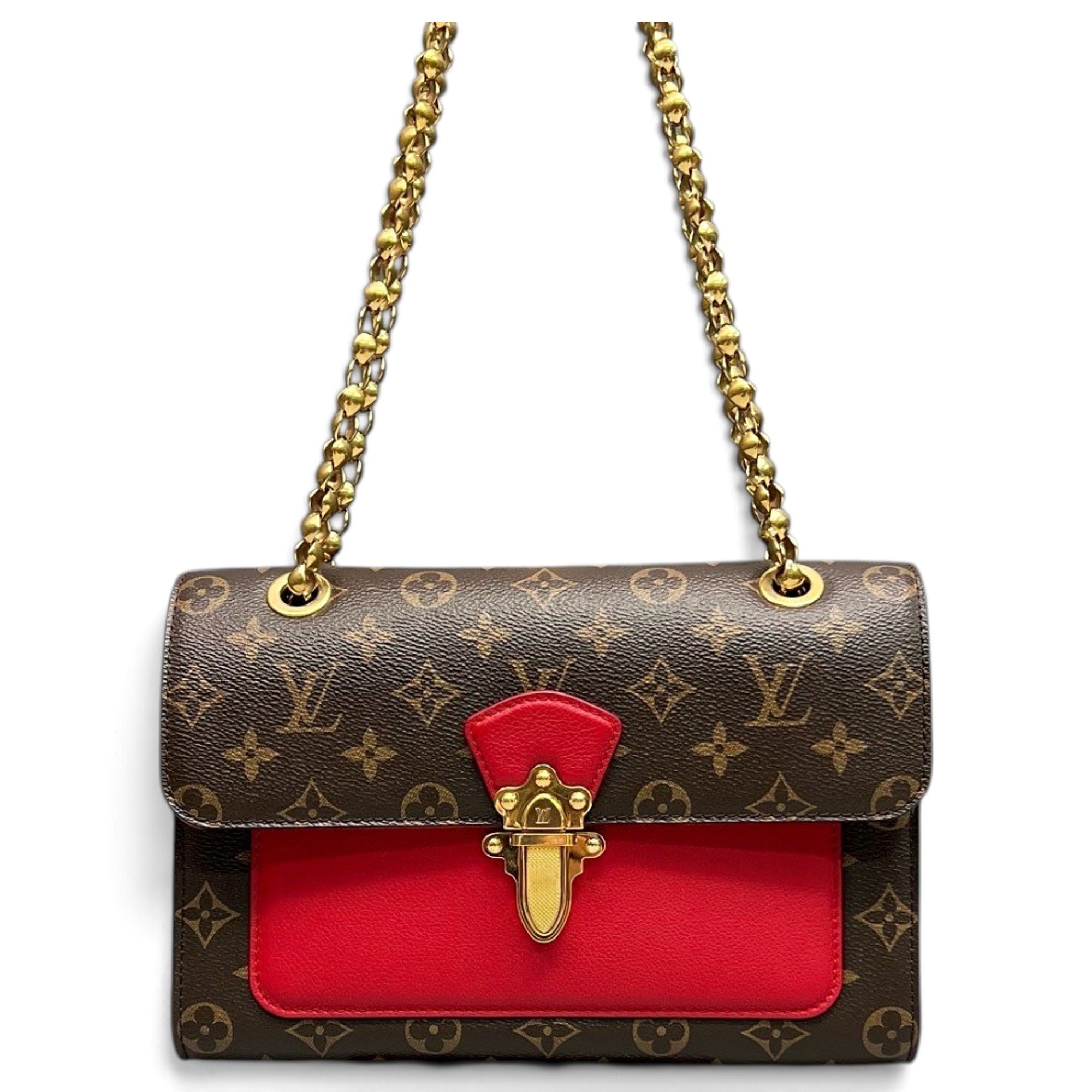 Victoire leather crossbody bag