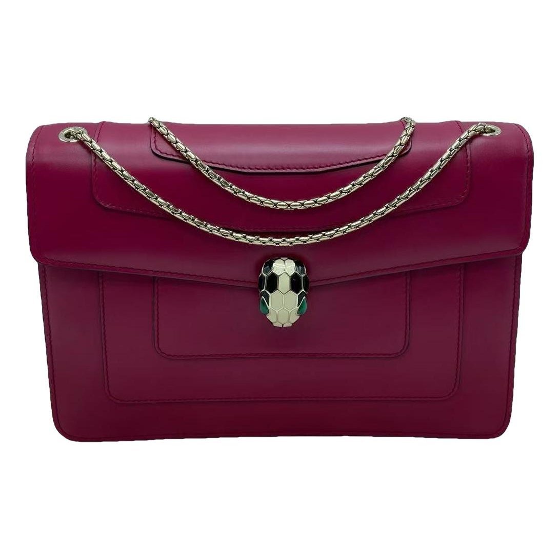 Serpenti leather handbag