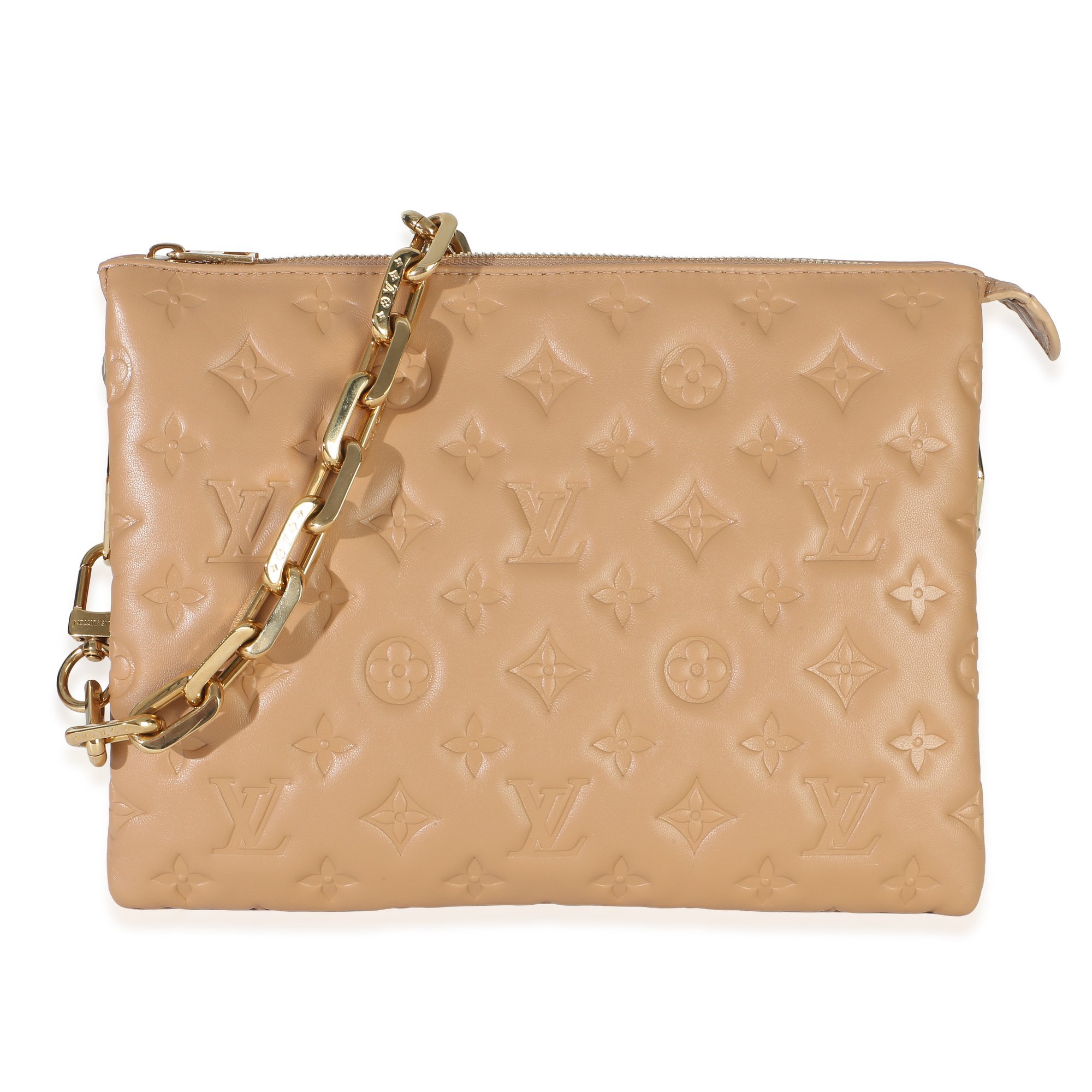 Coussin leather handbag