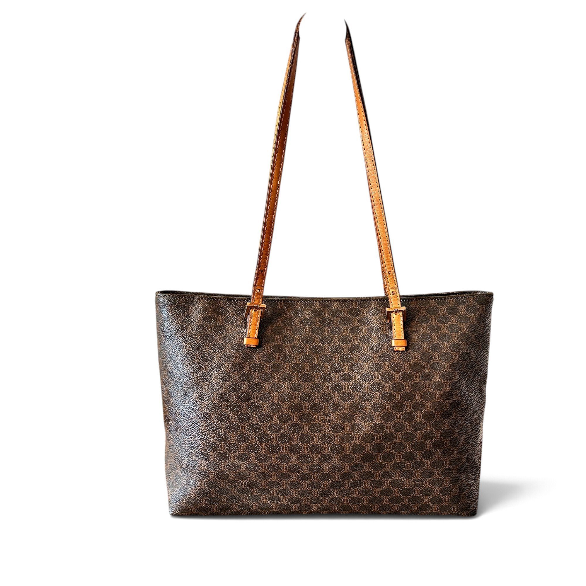 Cabas Vertical leather tote