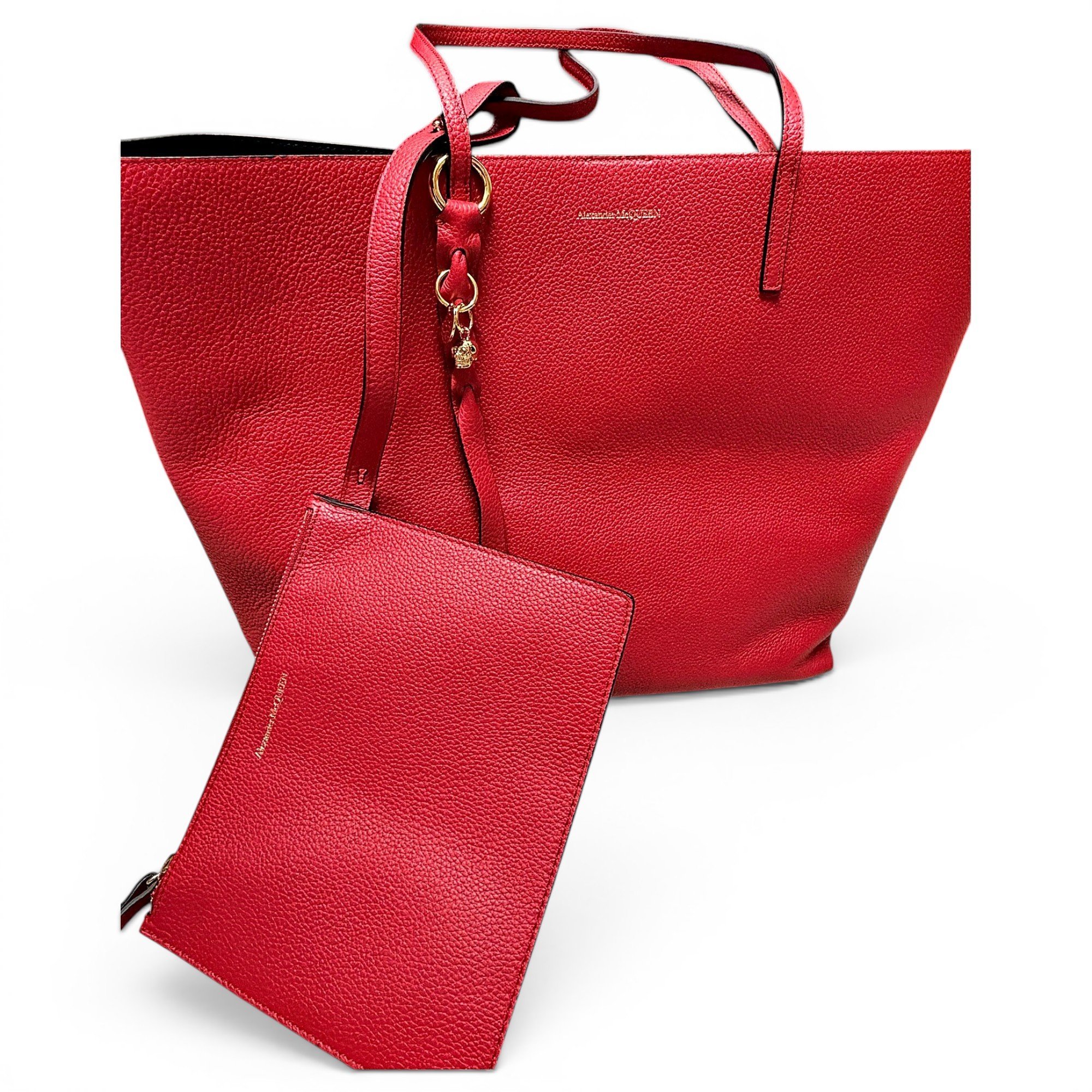 Leather tote