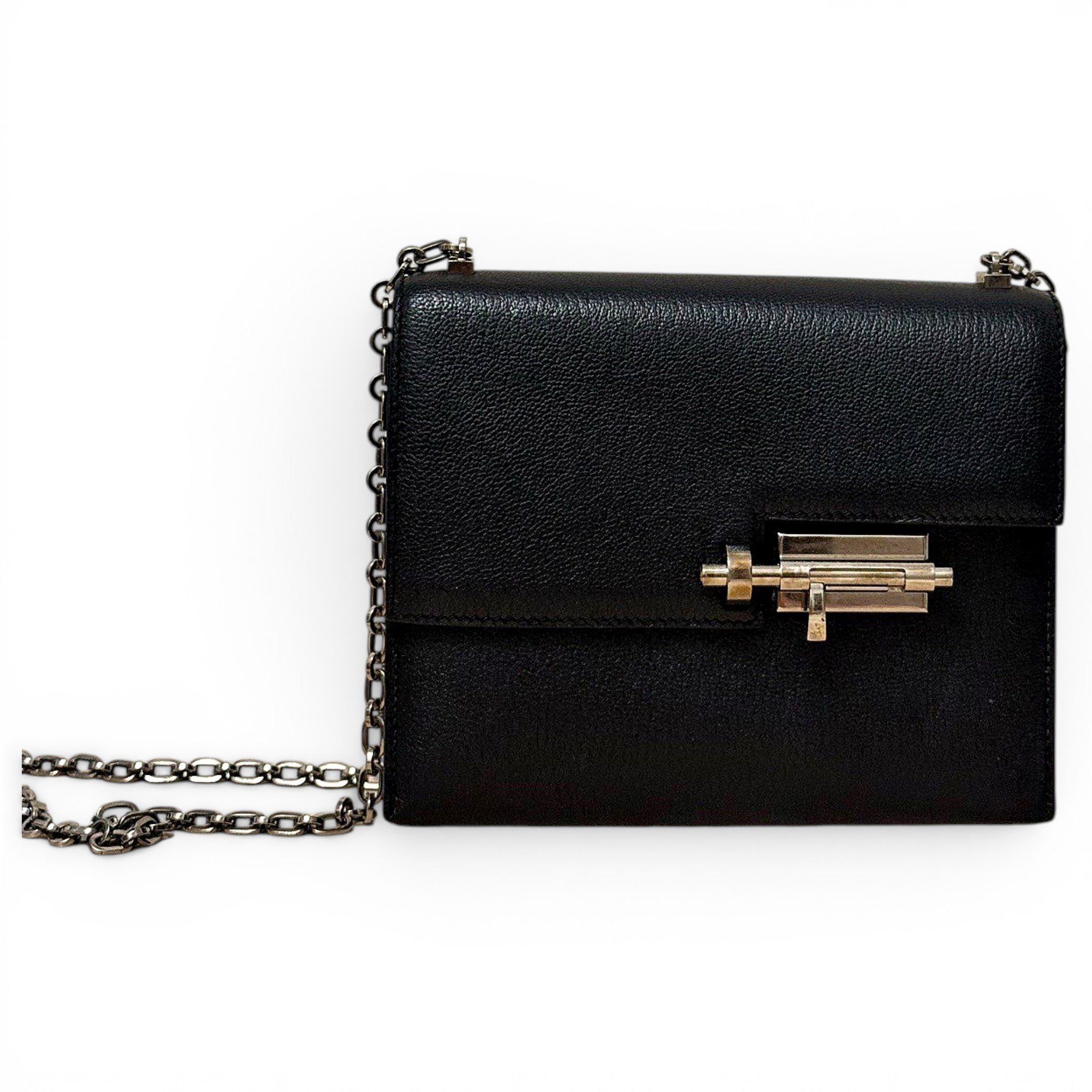 Verrou Mini leather handbag