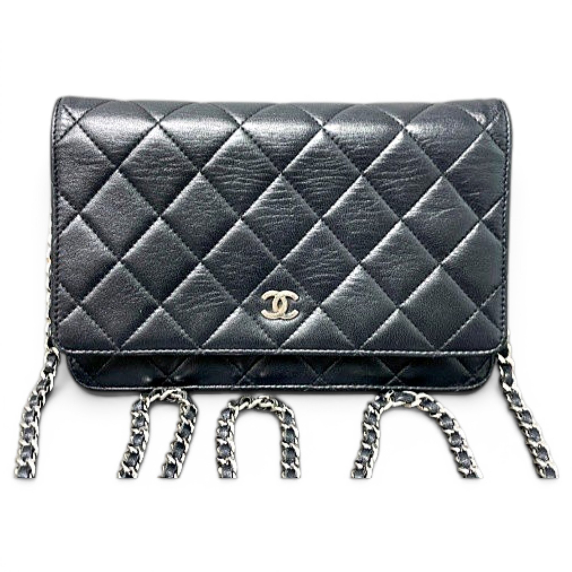Wallet On Chain Timeless/Classique leather crossbody bag