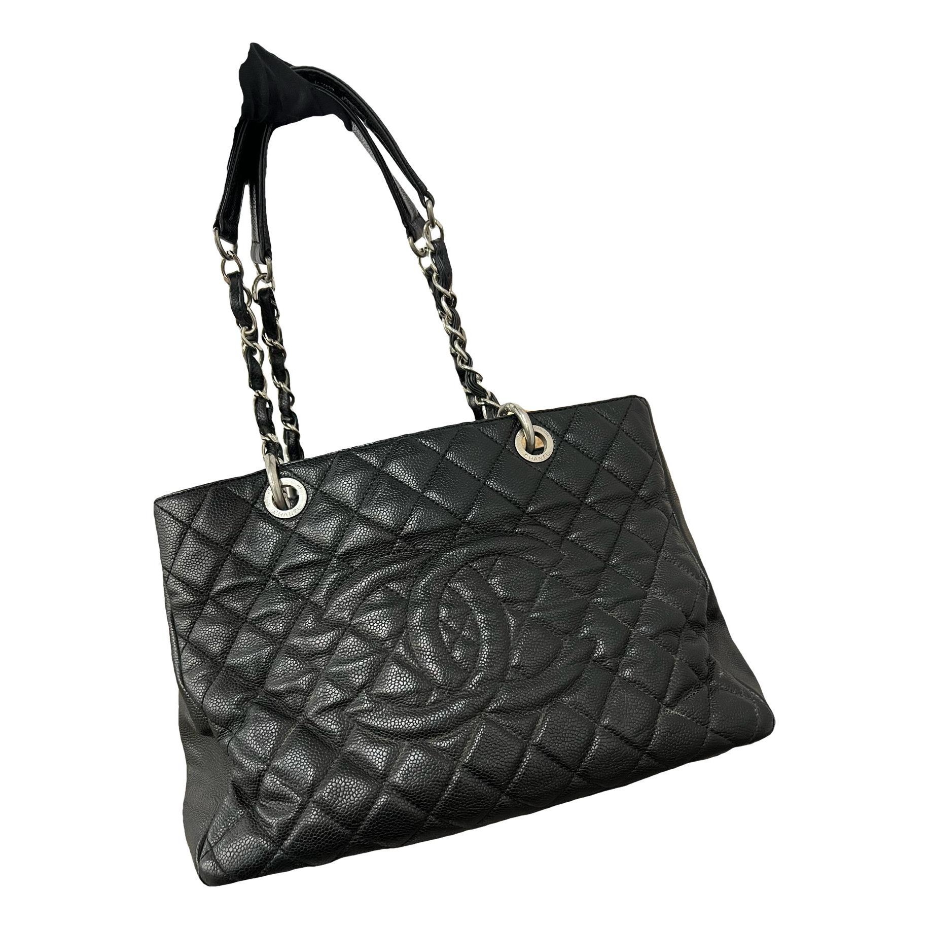 Grand shopping leather tote