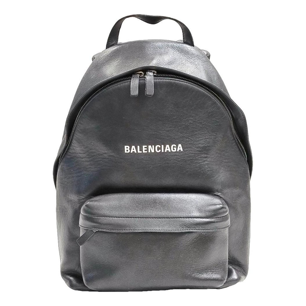 Leather backpack