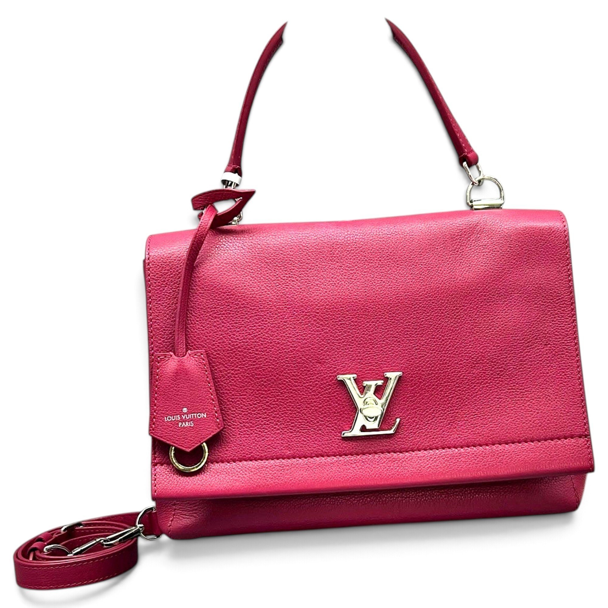Lockme leather handbag