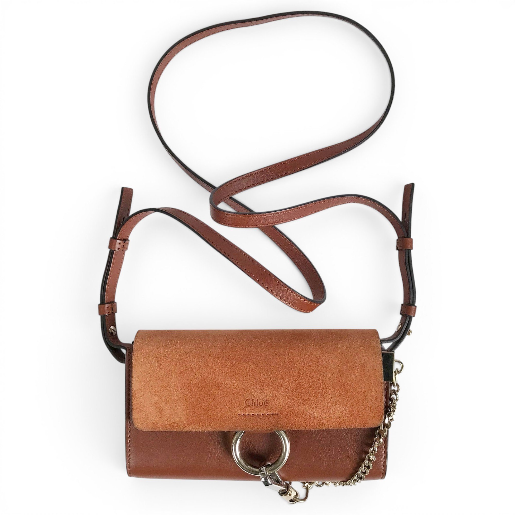 Faye leather crossbody bag