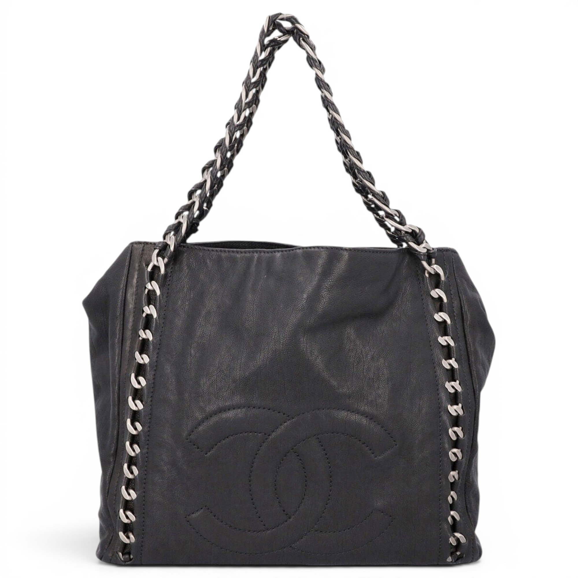 Leather tote