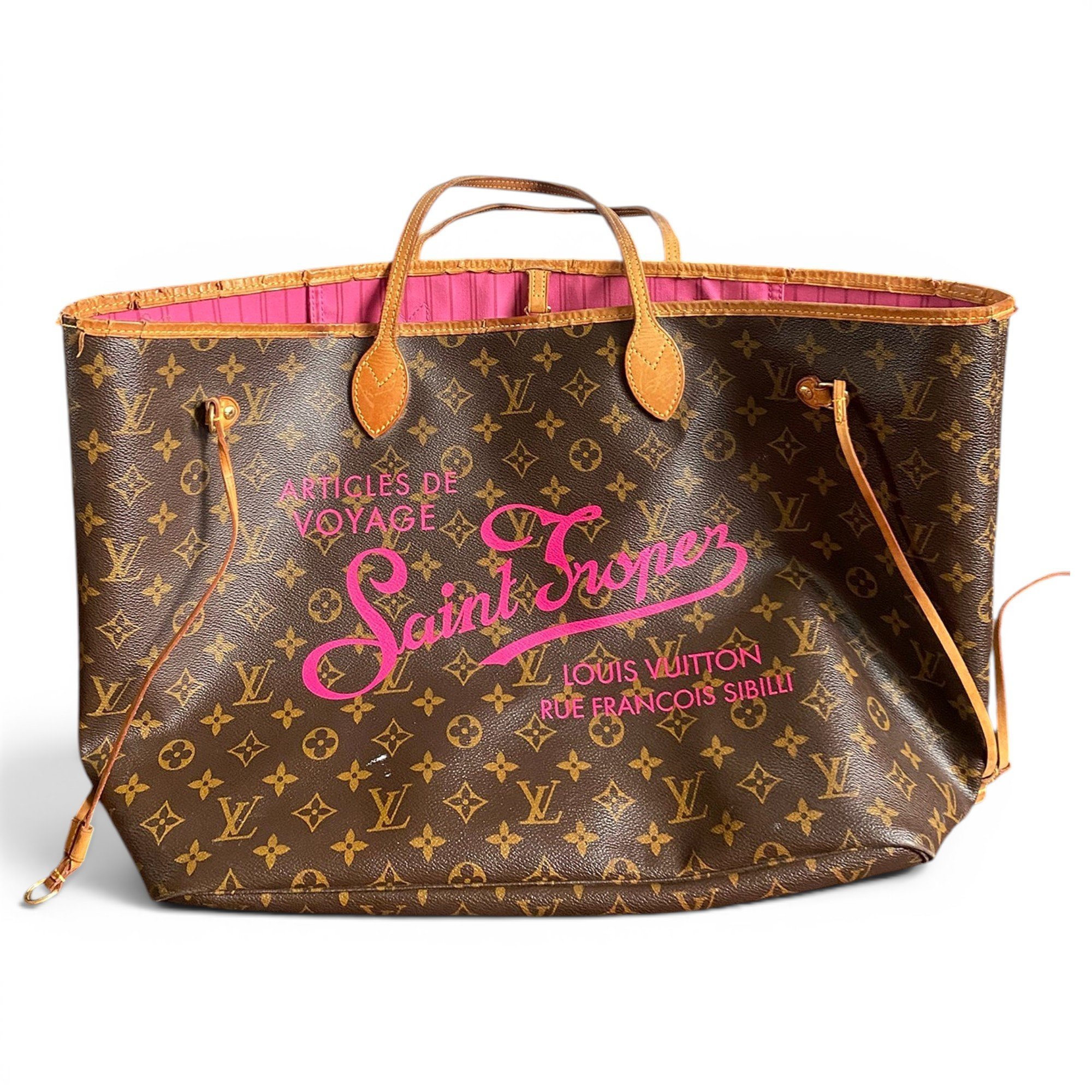 Neverfull leather tote
