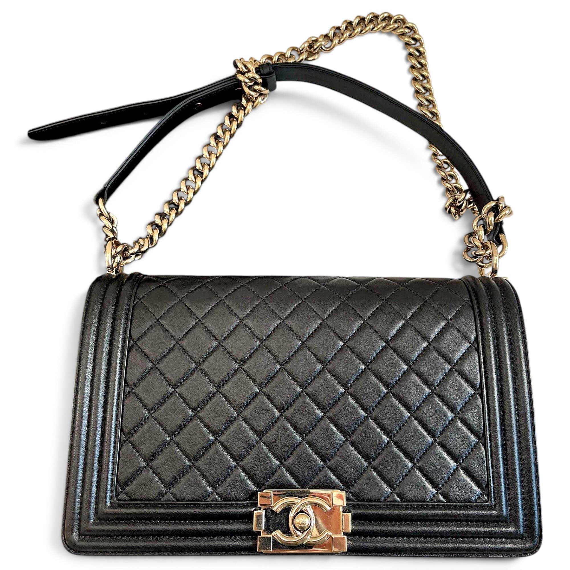 Boy leather crossbody bag