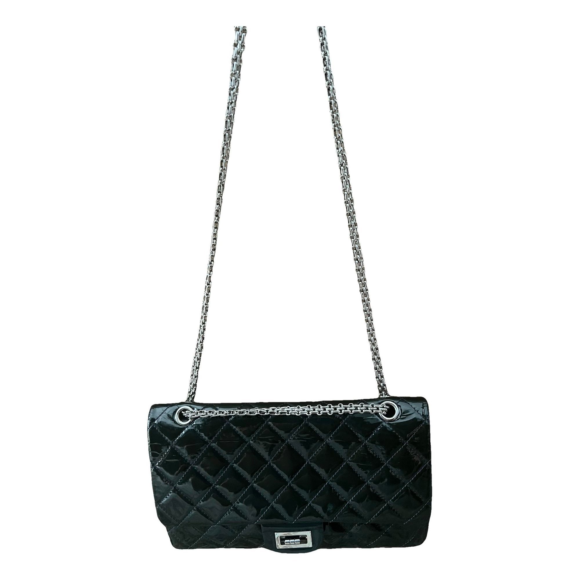 2.55 patent leather handbag