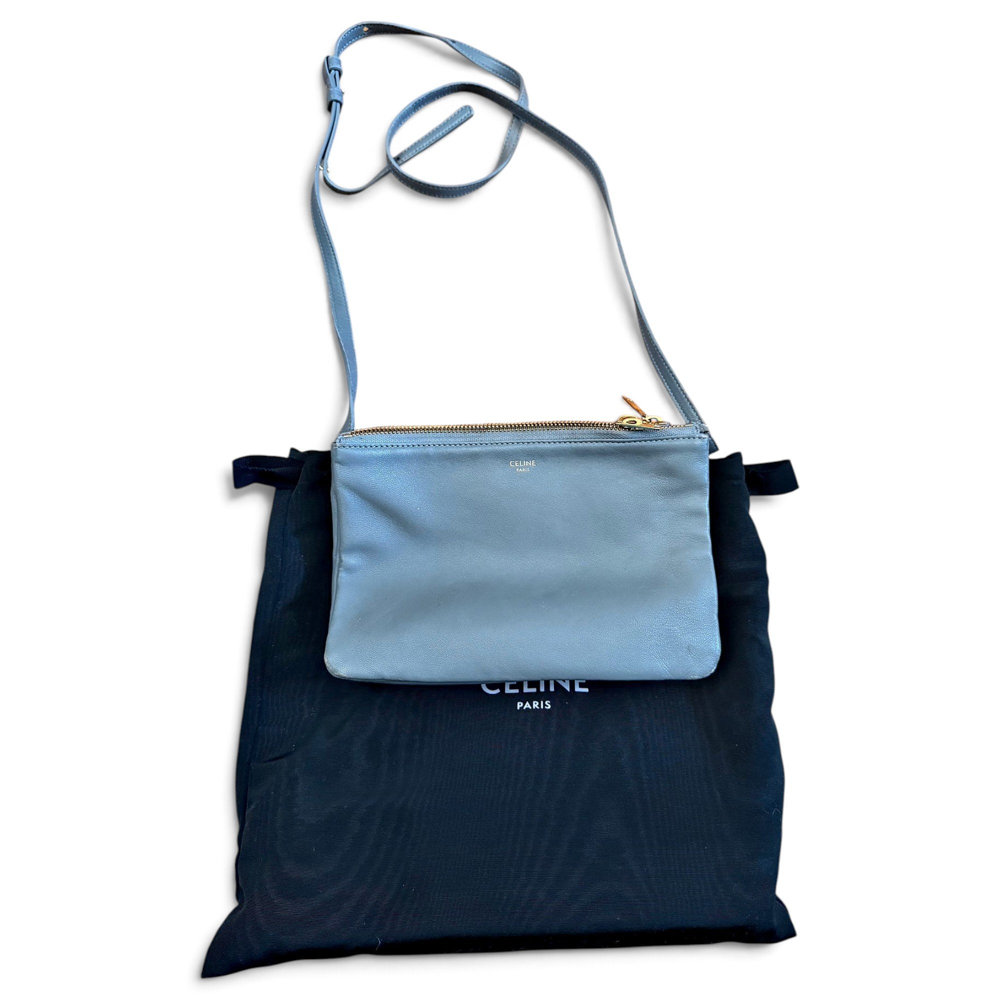 Trio leather crossbody bag