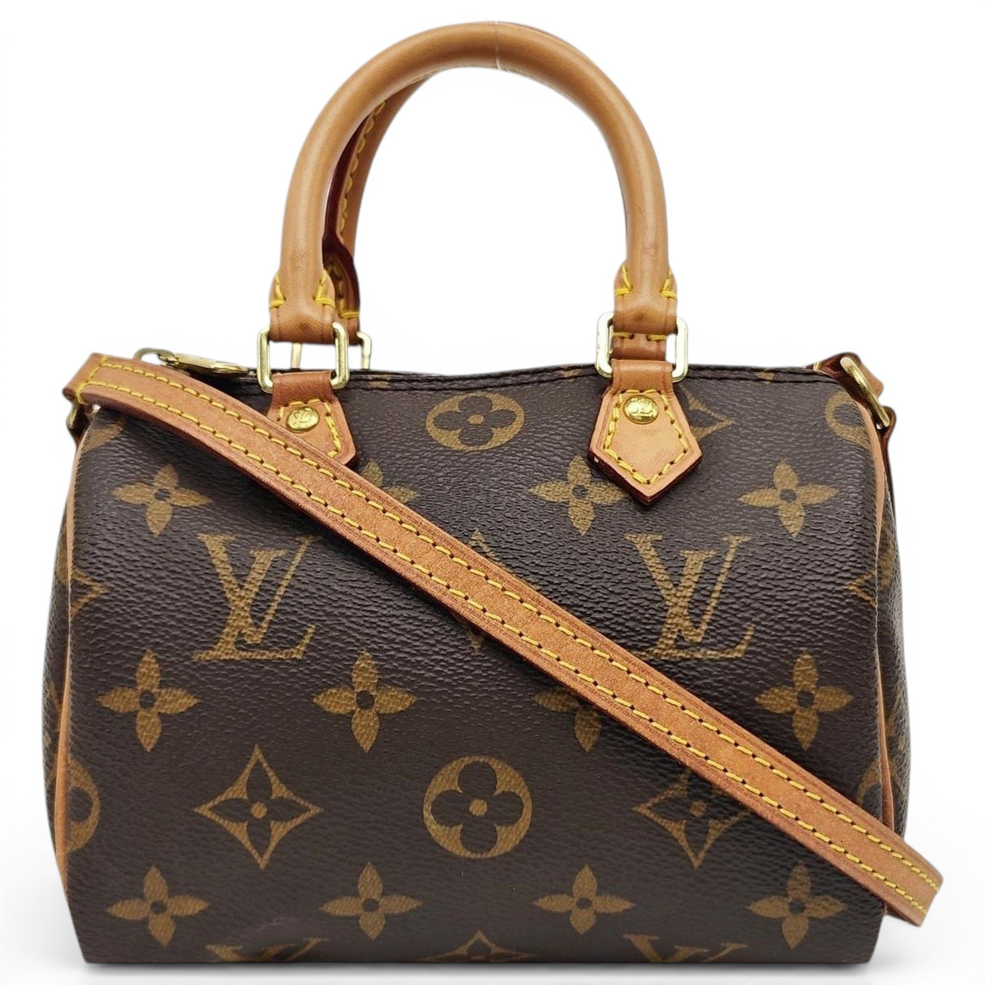 Nano Speedy / Mini HL leather handbag