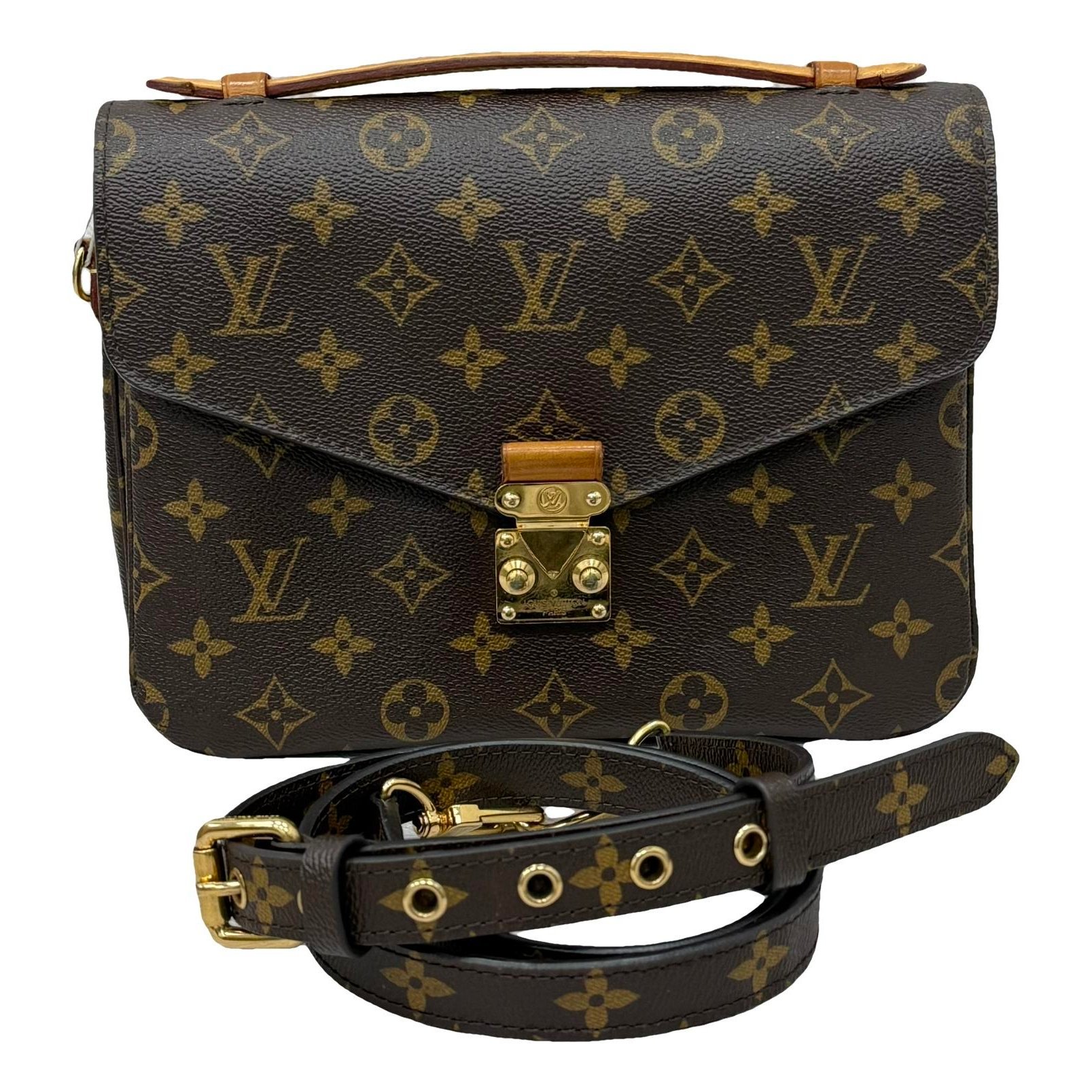 Metis leather handbag