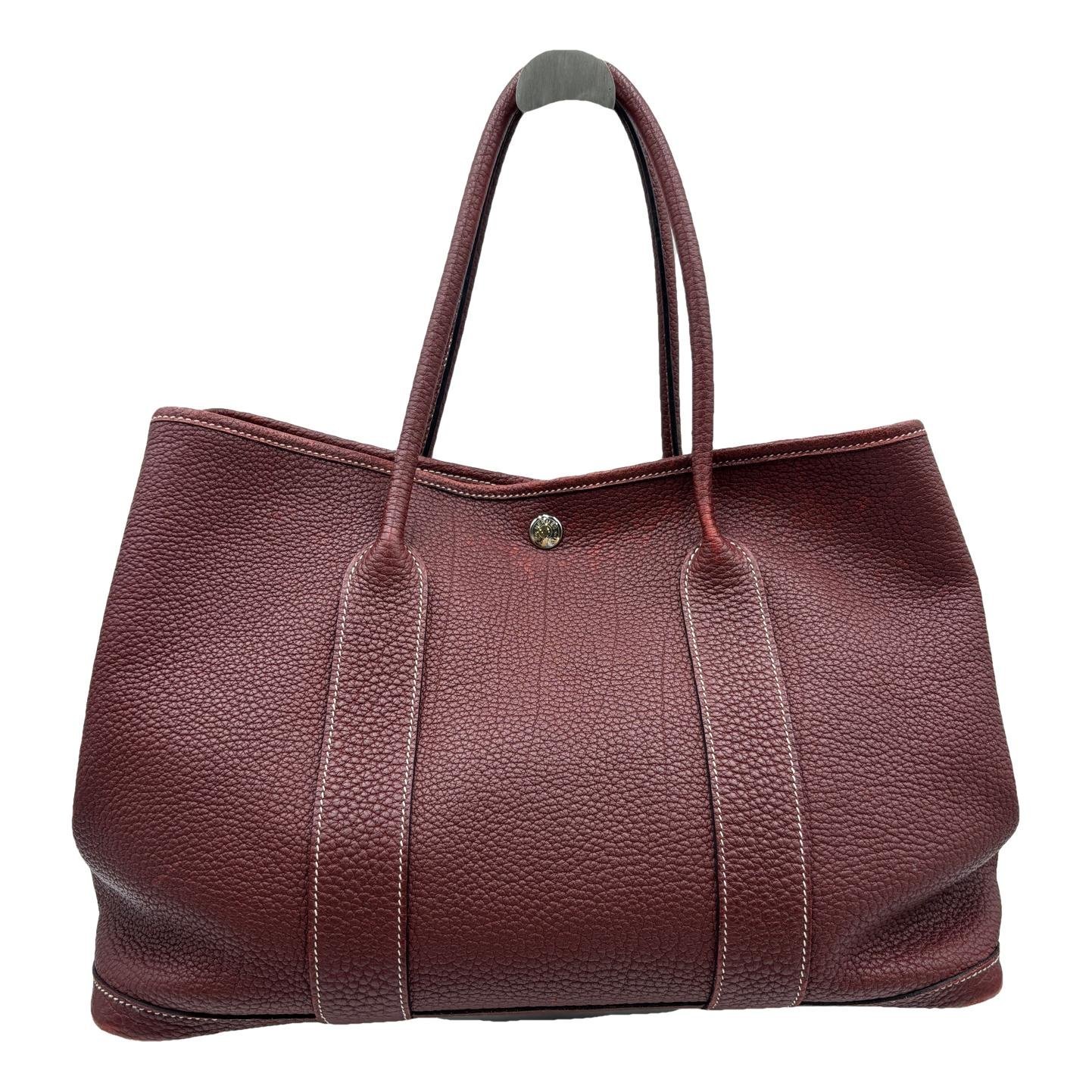 Garden Party leather handbag