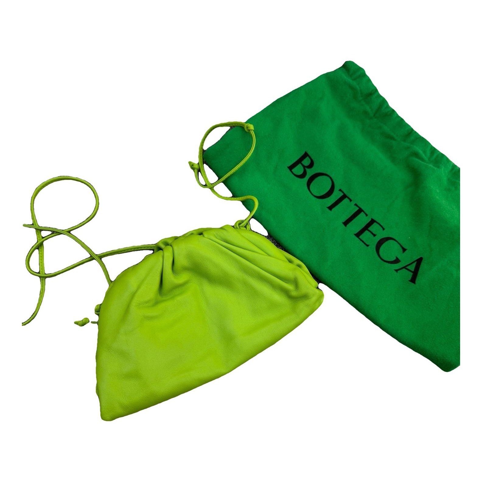Pouch leather handbag