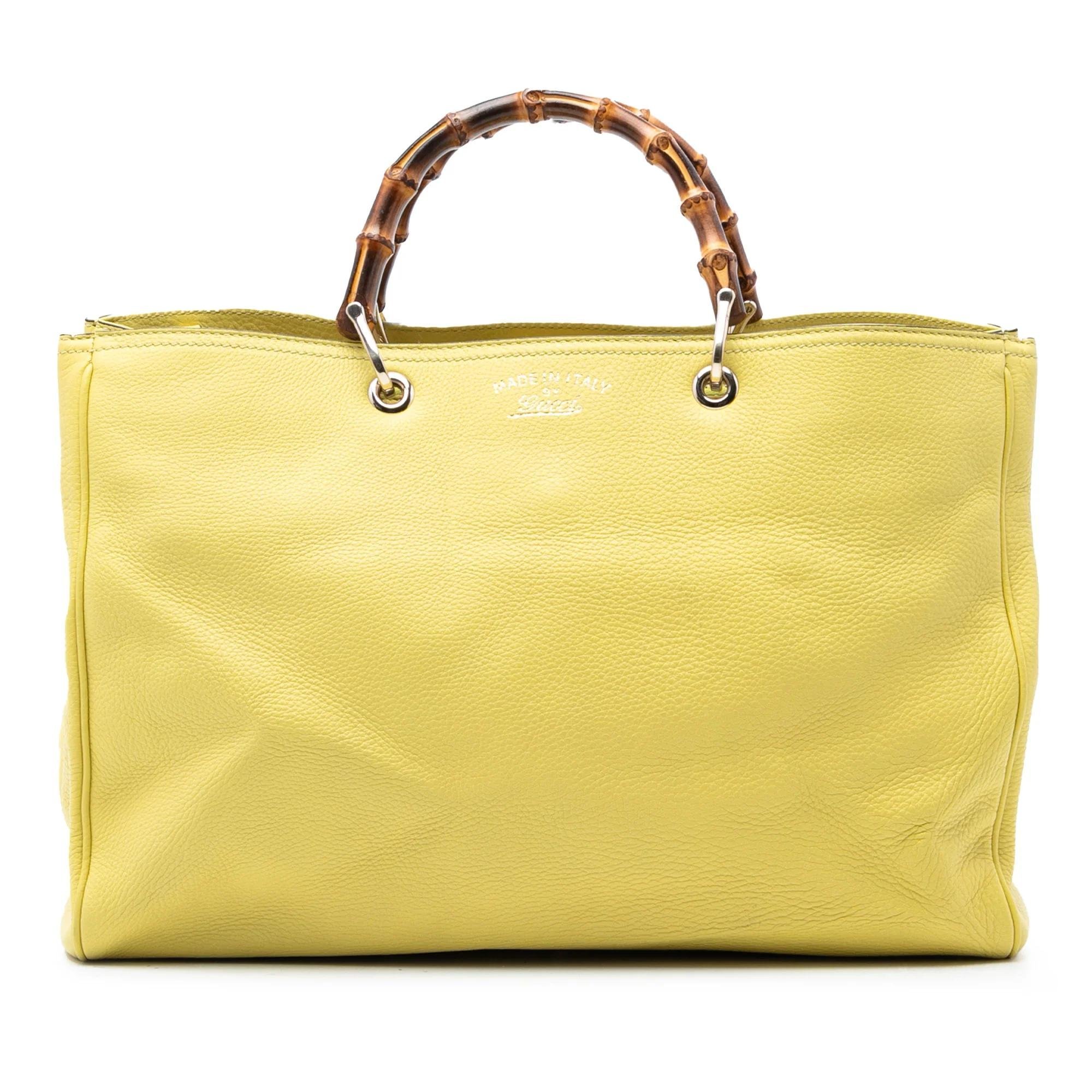 Bamboo pony-style calfskin satchel