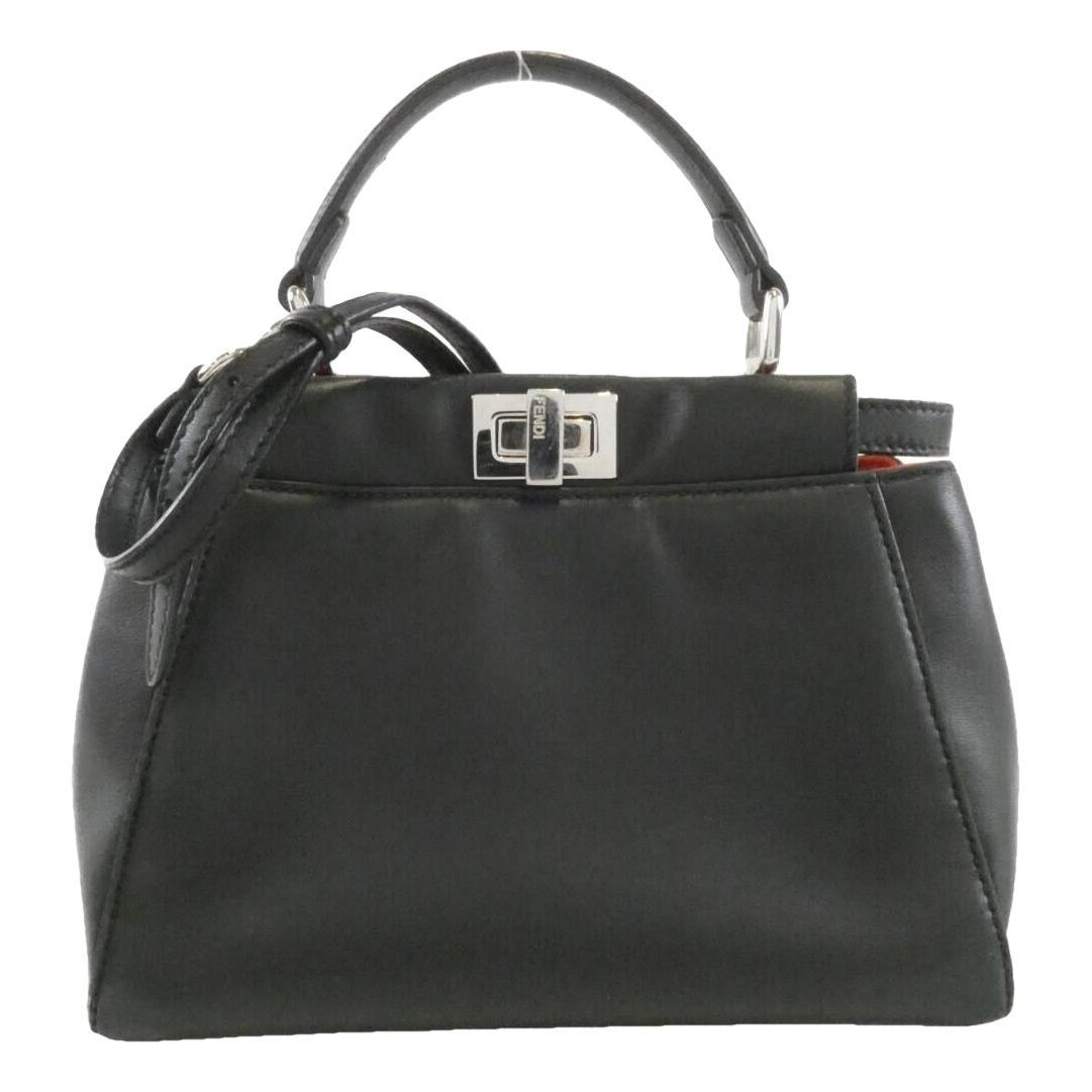 Peekaboo leather handbag