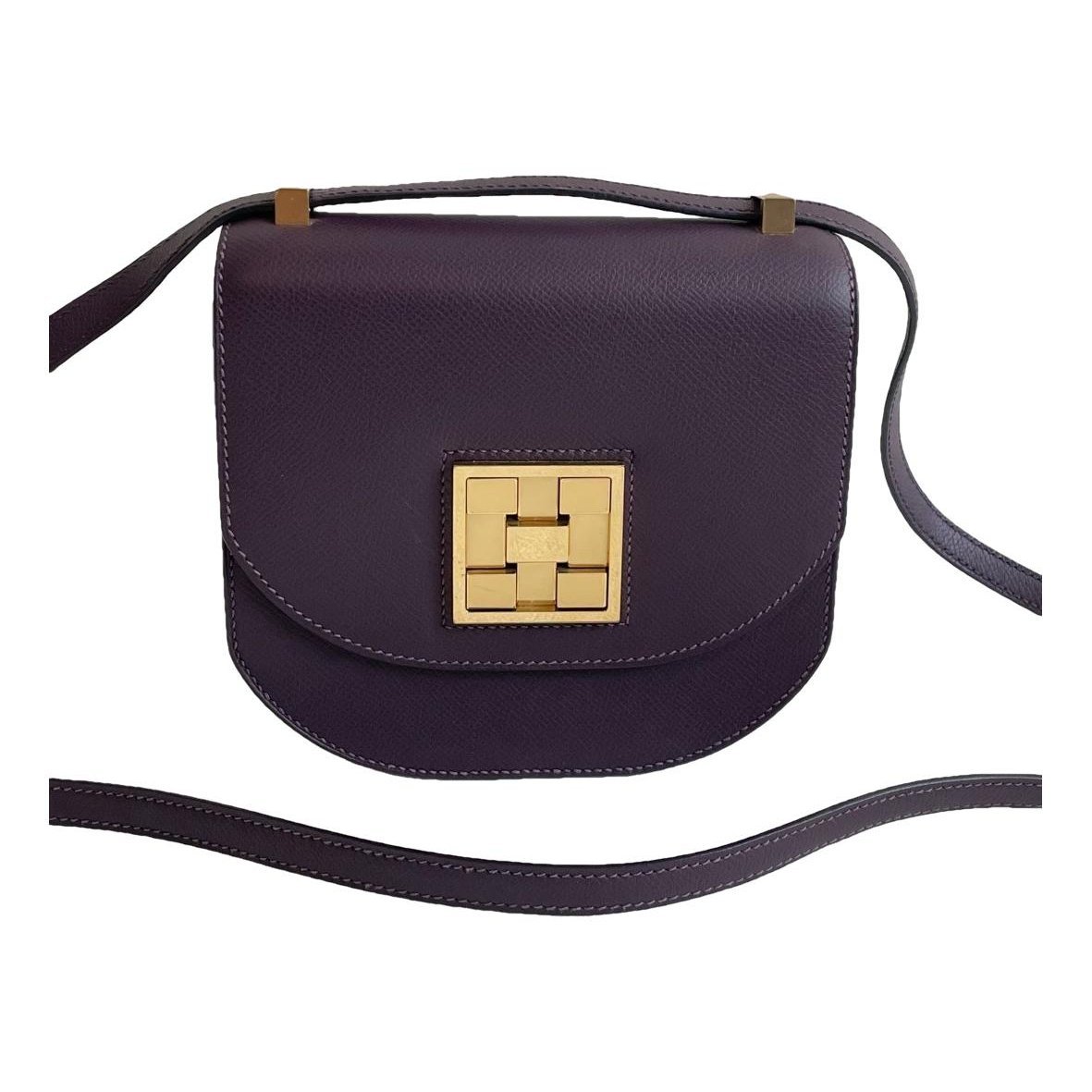 Mosaïque leather handbag