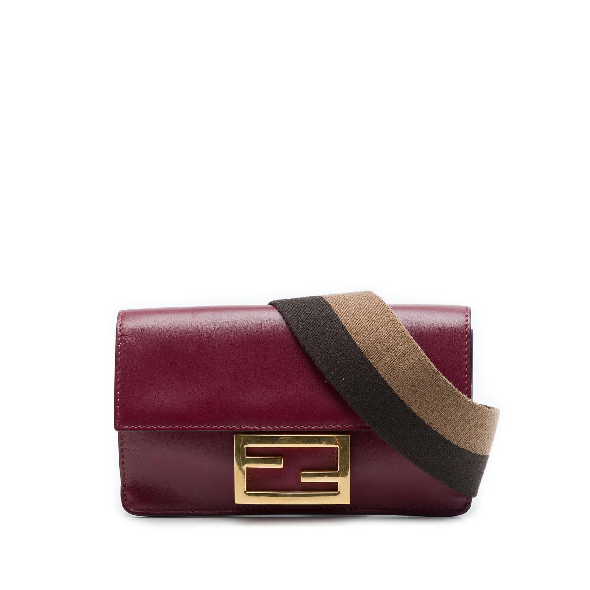 Flat Baguette pony-style calfskin handbag