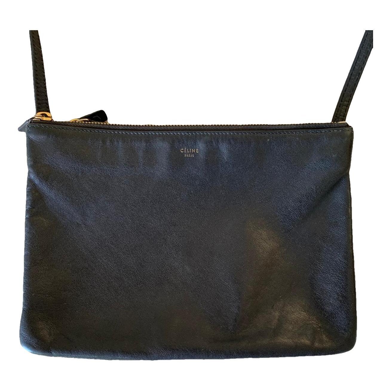 Trio leather crossbody bag