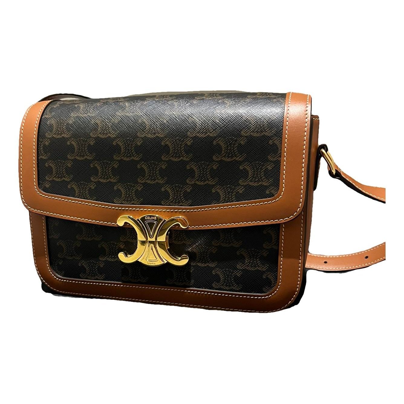 Triomphe leather handbag