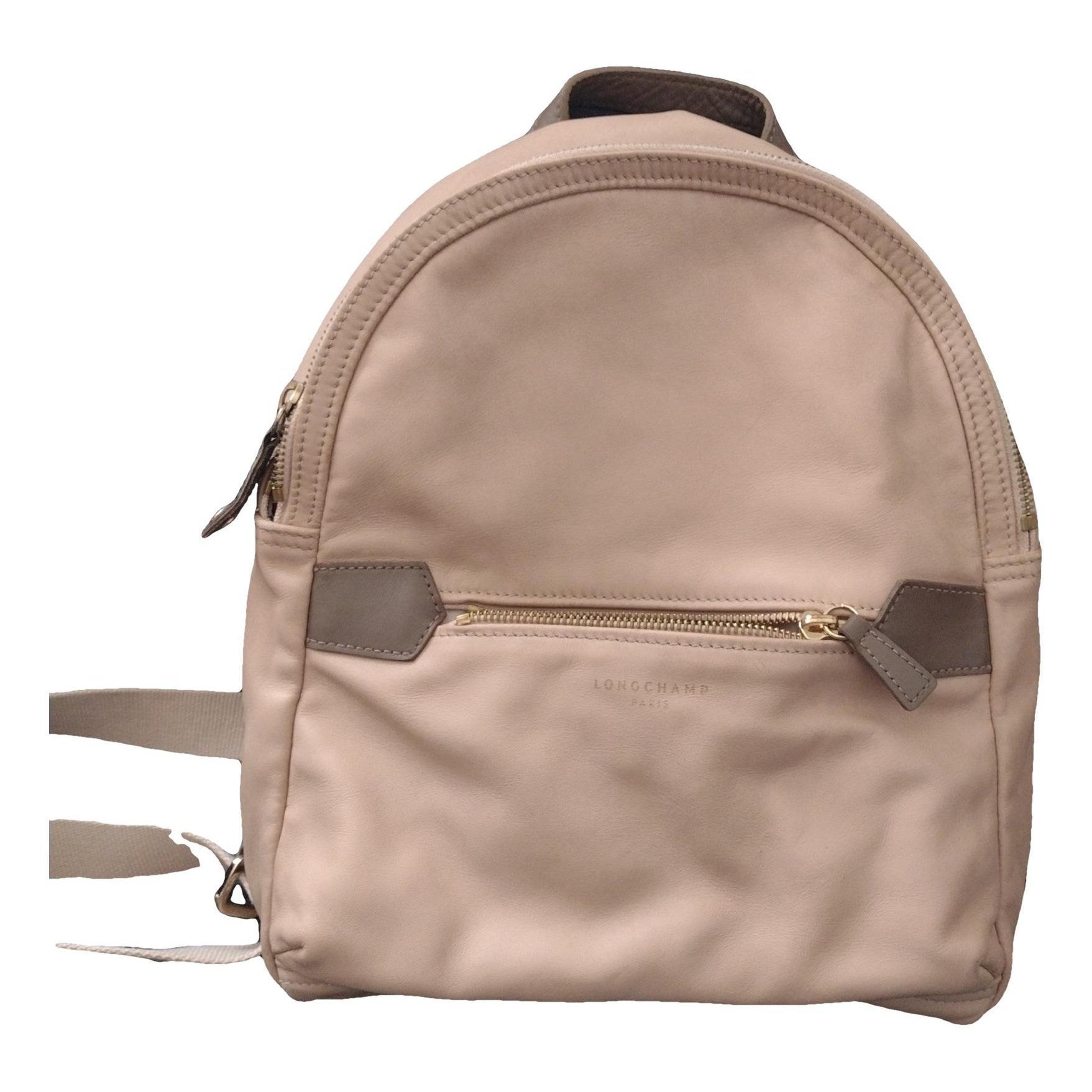 Leather backpack
