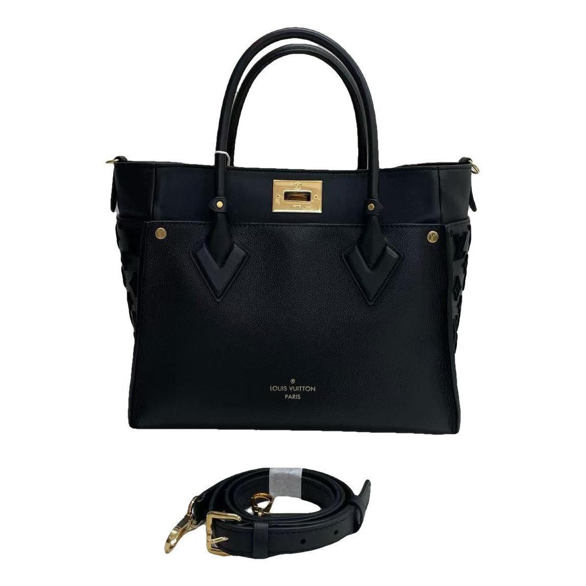 On My Side leather handbag